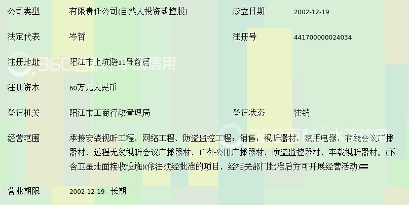 阳江市新视听影音器材